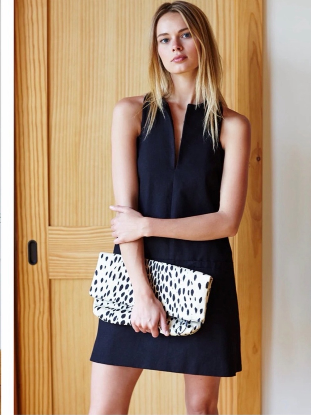 Emerson Fry Leopard Print Clutch